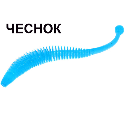 Мягкая приманка Boroda Baits Mila цв. Голубой, аттр. Чеснок, 10 шт./уп.
