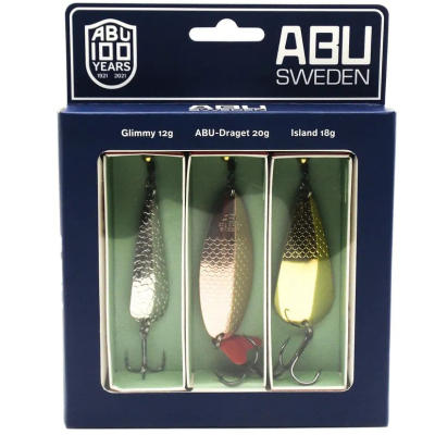 Набор блесен колеблющихся ретро Abu Garcia Retro Spoon 3-pack 100y №2