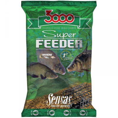 Прикормка Sensas 3000 Super FEEDER River 1кг