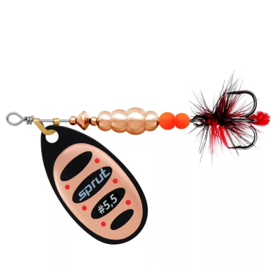 Блесна вращающаяся Sprut Alba Ball System Spinner #5,5 (24g/BKC)