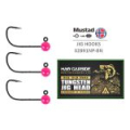 Вольфрамовая джиг-головка на крючке Mustad 32891NP-BN #1/0, Fluo Pink, 4 мм, 0,71 гр.