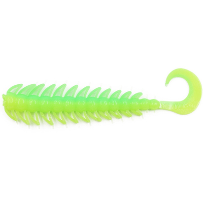 Силиконовая приманка Yaman Ruff 3" цвет #30 - Lime Chartreuse (уп. 10 шт.)