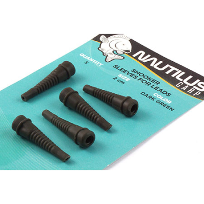 Сменная вставка для грузил Nautilus Shooker Sleeves For Leads 2см Dark Green*