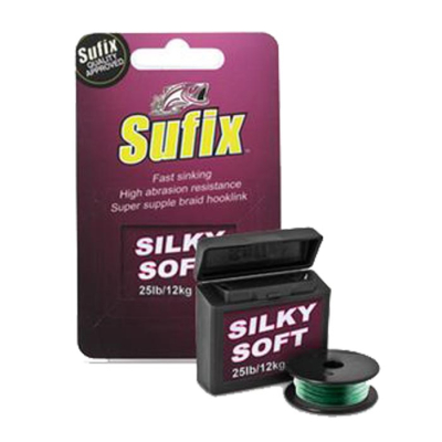 Поводок карповый Sufix Silky Soft Green 20м 5.5кг DS1BL012AF5A2S