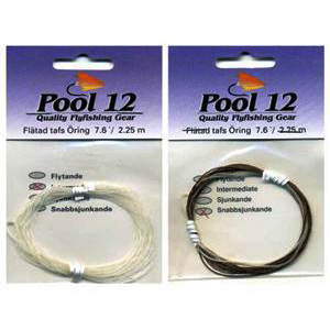 Плетеный лидер Pool 12 Braided leader 7.5*20lbs Floating