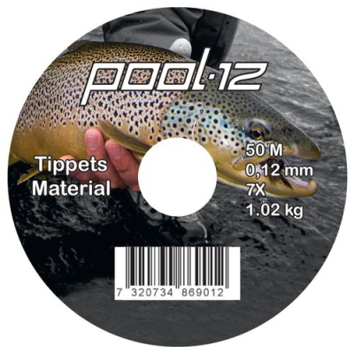 Поводковый материал Pool 12 leader material 50m 0.45