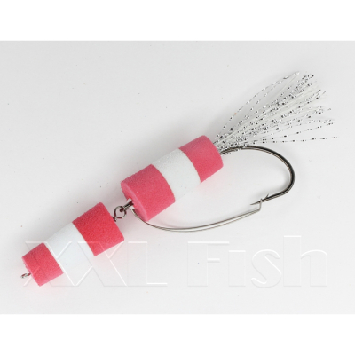 Приманка Мандула "Флажок" XXL Fish Модель 124 цв. КрасноБелоКрасный