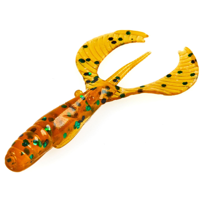Силиконовая приманка Lucky John Pro Series Curly Shrimp 2" цвет PA19 10шт.