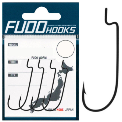 Крючок офсетный Fudo 104R-BN 4921 № 1/0 (4 шт./уп.)