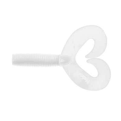 Силиконовая приманка Helios Credo Double Tail 2,95"/7,5 см White 7шт. (HS-12-001)