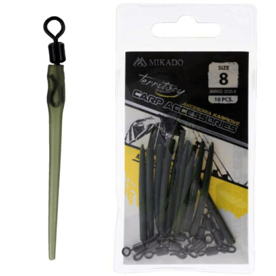 Вертлюг быстросъёмный с насадкой антиспутывания Mikado Territory Swivel Quick Change (AMA02-2030-8)