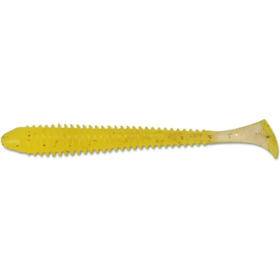 Силиконовая приманка Forsage Tasty worm 4.2" 10.5см #007 Lemon gold (6 шт)