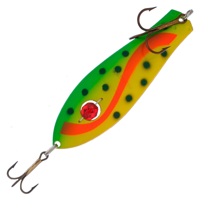 Блесна Kuusamo Professor 2, 90/18 (бусинка) BL/FR/GR/FYe-C