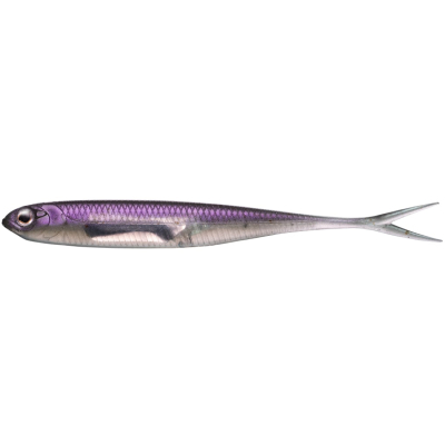 Мягкие приманки Fish Arrow Flash J Split 4" SW #122-Keimura Purple/Silver (5шт.)