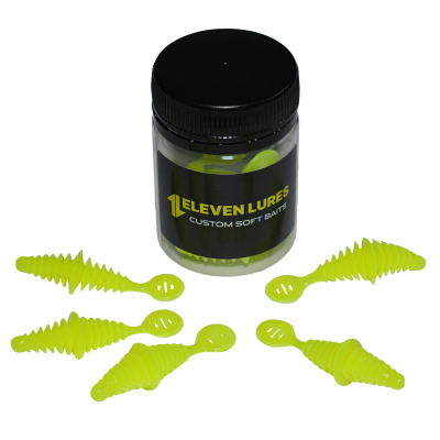 Силиконовые приманки 11Lures SIGN цвет Fluo Lemon
