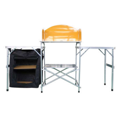 Кухня Woodland кемпинговая Camping Kitchen, складная, 145 x 45,5 x 80 см (алюминий)