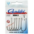 Крючок Gamakatsu Hook Worm 31/0 SPR (Black) №1/0
