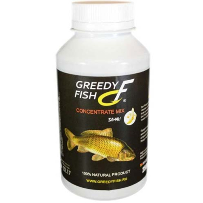 Концентрат микс GreedyFish Concentrate Mix (вкус банана) 0,25л.