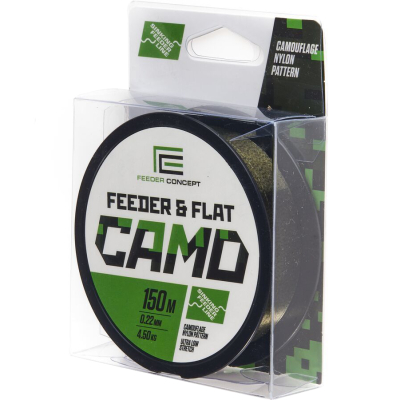 Леска монофильная Feeder Concept Feeder&Flat Camo 150/022