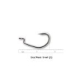 Офсетный крючок Varivas Nogales Inch Hook Small
