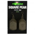Грузило Korda Square Pear Inline Blister 3,5oz 98гр