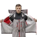 Куртка Nova Tour Fisherman "Коаст Prime" (Серый/красный, S)