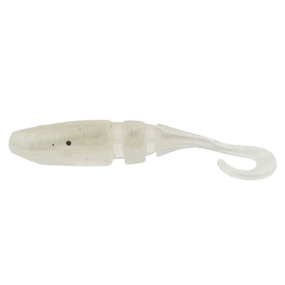 Эластичная приманка Lake Fork Sickle Tail Baby Shad цв. Pearl