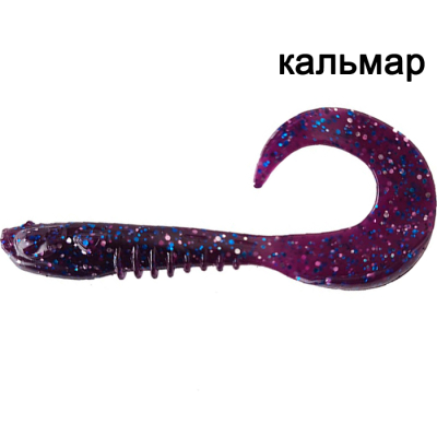 Силиконовая приманка Crazy Fish King Tail 2.5" 27-65-98-6 кальмар цв. Space
