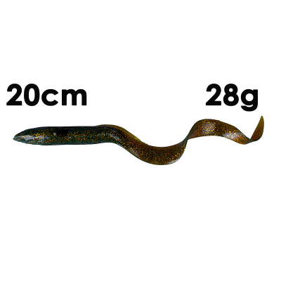 Приманка Savage Gear 3D Real Eel Bulk 20 1шт 24-Motor Oil Eel 50388-001