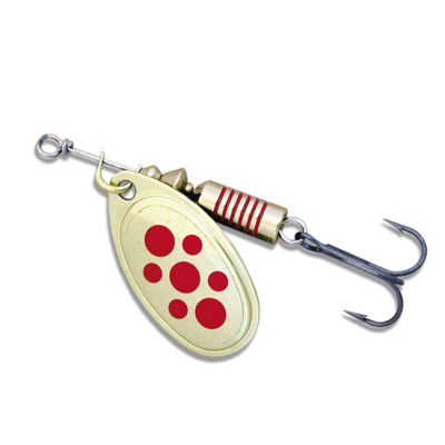 Блесна LAV-MD Spinner Universal (№0, 2 g) / Brass Red Dots / Art. 5120240