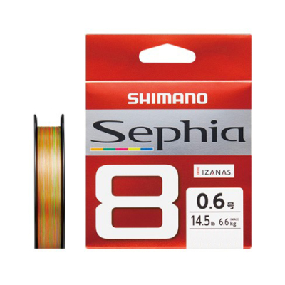 Шнур PE Shimano Sephia 8 LD-E51S Egi PE 150m 10M 5C 0.5