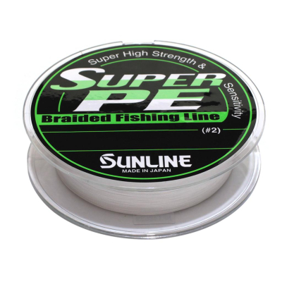Шнур плетеный Sunline Super PE 300m - 0.33mm цв. White (#4.0 40lb)