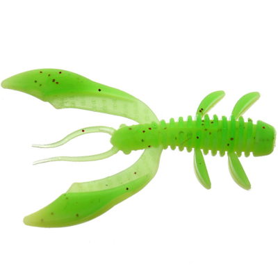 Силиконовая приманка Flagman Lucky Craw 2" цв. #1527 Lime Lime Chartreuse (6шт)