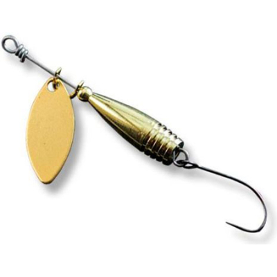 Вращающаяся блесна Crazy Fish Slim Flicker 2.9g  #1-MB 