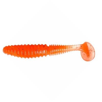 Мягкие приманки LureMax Ayame 4''/9,5см, LSA4-008 Fire Carrot (10 шт.)