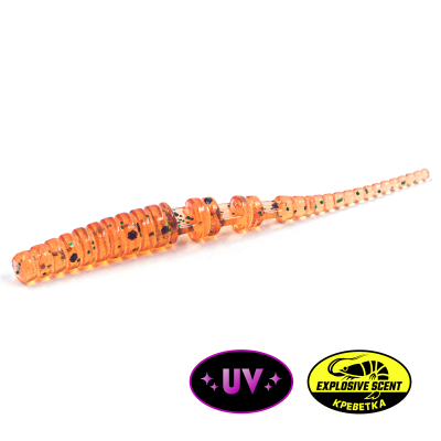 Силиконовая приманка Rampage WormStick 2.1" цв. #049 - запах Креветка 