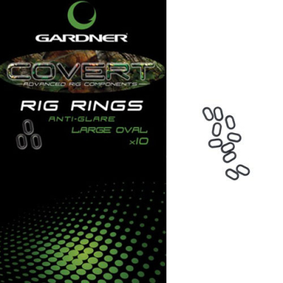 Кольцо металлическое 6mm Gardner Covert Rig Rings Large  Oval (10шт) FWRROL