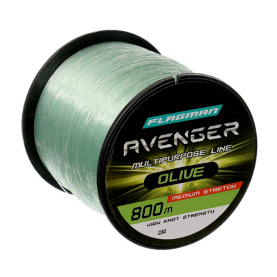 Леска Flagman Avenger Olive 800m 0,35mm