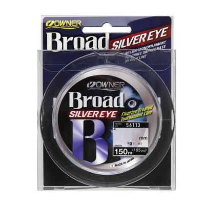 Леска Owner Broad Silver Eye 150м 0,10мм 1кг