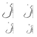 Офсетный крючок CF Offset DN hook №2 10 шт