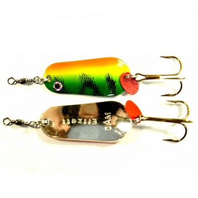 Блесна DAM Effzett Standard Original Colors 45гр - fire tiger/серебро