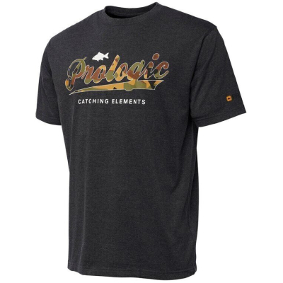 Футболка Prologic Camo Logo T-Shirt Grey Melange р.XXL