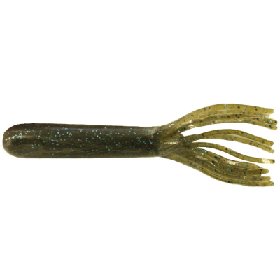 Силиконовая приманка Reins Legend Tube 3.5" цв. #005 Green Pumpkin Blue