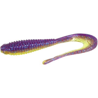 Силиконовая приманка Norstream Tricky Tail 6" (4 шт.) цвет 03 Purple-Yellow