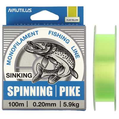 Леска Nautilus Spinning щука 100м 0,14мм, 3,4кг