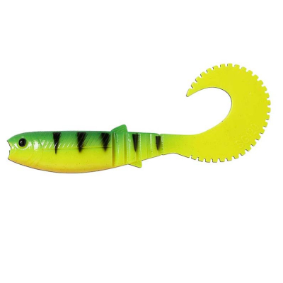 Приманка Savage Gear Cannibal Curl Tail Bulk 10cm 5g 1шт Firetiger 61869-001