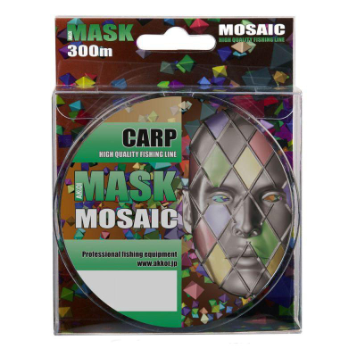 Леска монофильная AKKOI Mask Carp 300m 0.376
