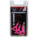 Джиг крашеный Шар 06 гр, кр-к VD-079 №2/0, цв. 14-розовый люминофор GCB-079-2/0-06-14 3 шт