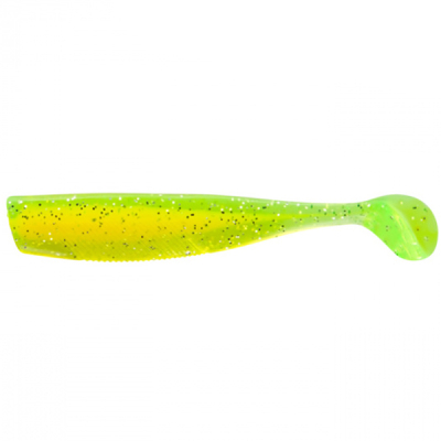 Виброхвост Sprut Kuro 75mm/4.0g/TY (Transparent-Yellow) (7шт)