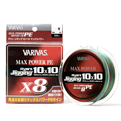 Шнур Varivas Avani Jigging 10x10 Max Power x8 300m #1.2 (24.1lb)